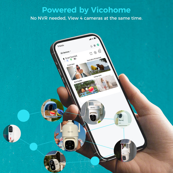 Vicohome DB3 2K Smart Video Doorbell with Chime, Home Security Battery Camera Wireless, Audible Alarm, Easy to Setup, Human Detection,Two Way Audio, 2.4GHz Wi-Fi, No SD Slot, 180 Days Exchange Policy