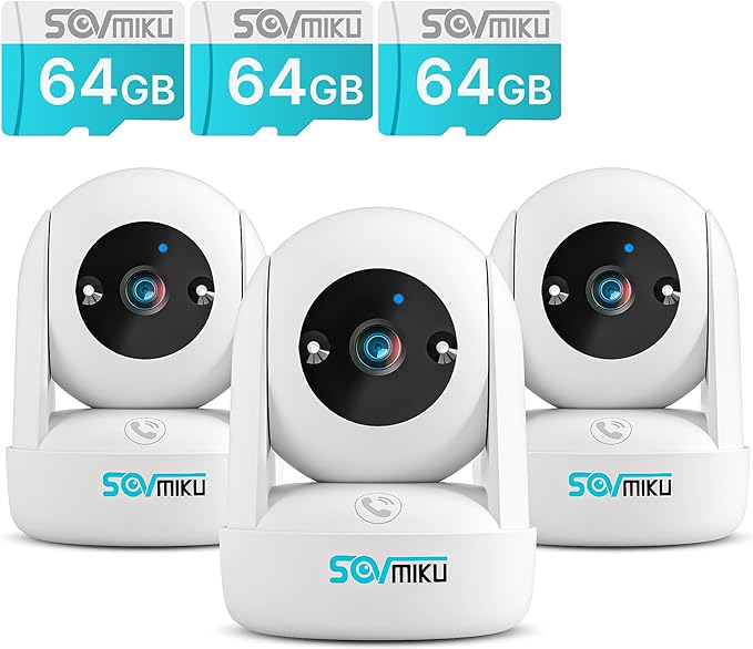 SOVMIKU Micro 64GB_SD Card for Cameras, Read 90MB/sec, Write 25MB/sec, Memory Card for CQ1 CQ1A CG6 Security Cameras Indoor Outdoor, Action Camera, Dash Camera, Steam Deck, Switch .etc.