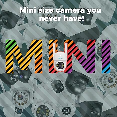 SOVMIKU CA3 AI Tracking 2K Security Camera Wireless Outdoor, 2-Years Free Cloud Storage, Two Way Audio, Easy to Setup, 360° View, Pan/Tilt, Color Night Vision, Audible Flashlight Alarm, SD Slot