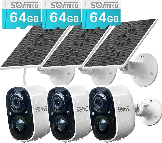 SOVMIKU Micro 64GB_SD Card for Cameras, Read 90MB/sec, Write 25MB/sec, Memory Card for CQ1 CQ1A CG6 Security Cameras Indoor Outdoor, Action Camera, Dash Camera, Steam Deck, Switch .etc.