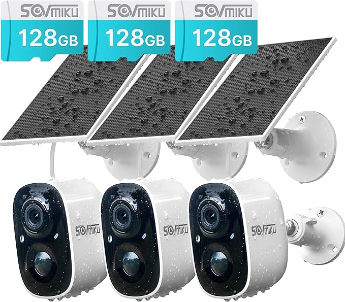 SOVMIKU Micro 128GB_SD Card for Cameras, Read 90MB/sec, Write 25MB/sec, Memory Card for CQ1 CQ1A CG6 Security Cameras Indoor Outdoor, Action Camera, Dash Camera, Steam Deck, Switch .etc.