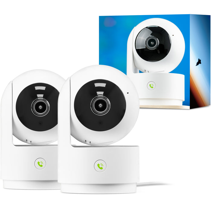 Vicohome 2K Indoor Security Camera, 5GHz Wi-Fi, Plug-in, 24/7 Recording, AI Tracking, Pet Baby Monitor, 360° View Pan/Tilt, 2-Way Audio, Night Vision, Easy to Setup, Audible Alarm,180 Days Care Plan