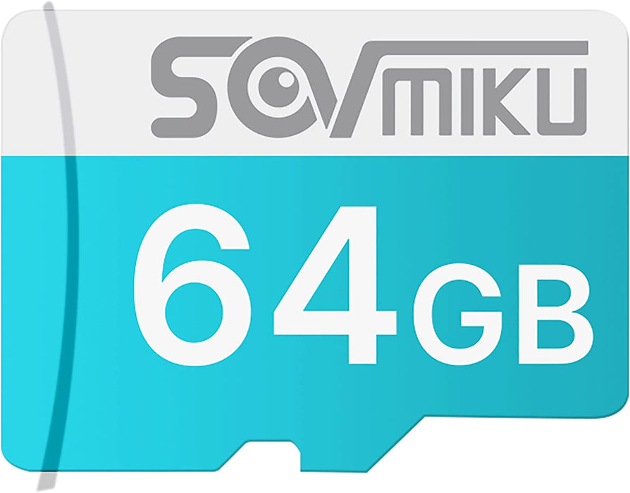 SOVMIKU Micro 64GB_SD Card for Cameras, Read 90MB/sec, Write 25MB/sec, Memory Card for CQ1 CQ1A CG6 Security Cameras Indoor Outdoor, Action Camera, Dash Camera, Steam Deck, Switch .etc.